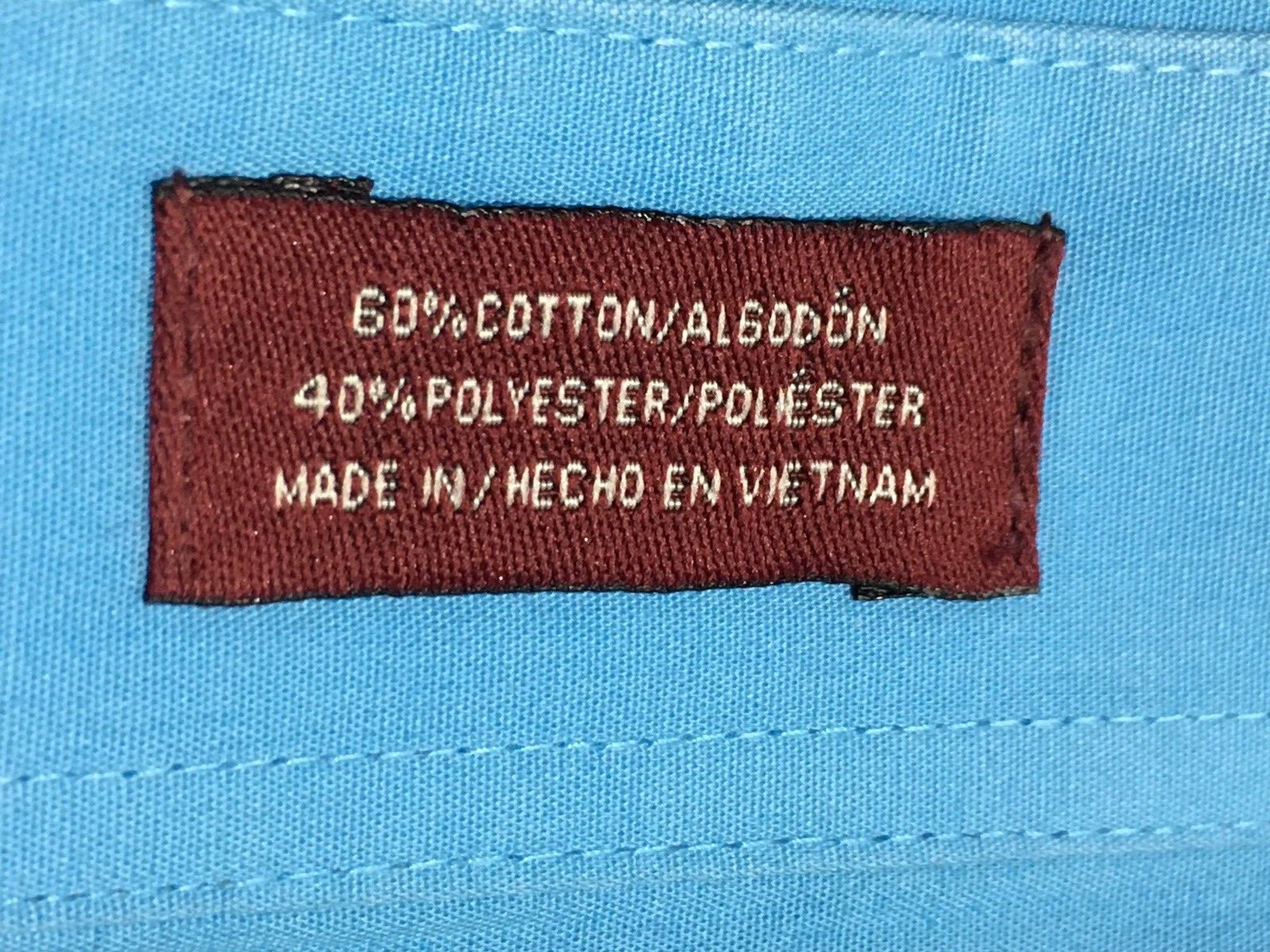 Covington Light Blue Button Up Short Sleeve Men's… - image 3