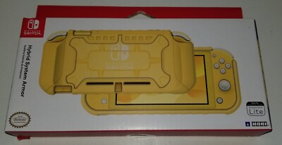 NEW HORI Hybrid System Armor for Nintendo Switch Lite Yellow Protective Case