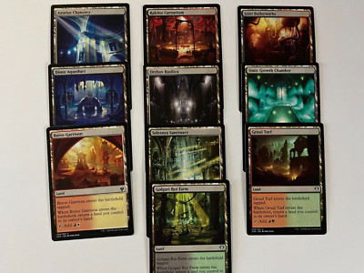 MTG Bounce Land Set 10x - Commander Ravnica, Nonbasic Dual Land - NM Magic Cards