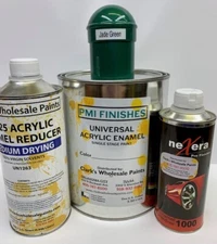 Jade Green Gallon Kit Single Stage ACRYLIC ENAMEL Car Auto Paint Kit  