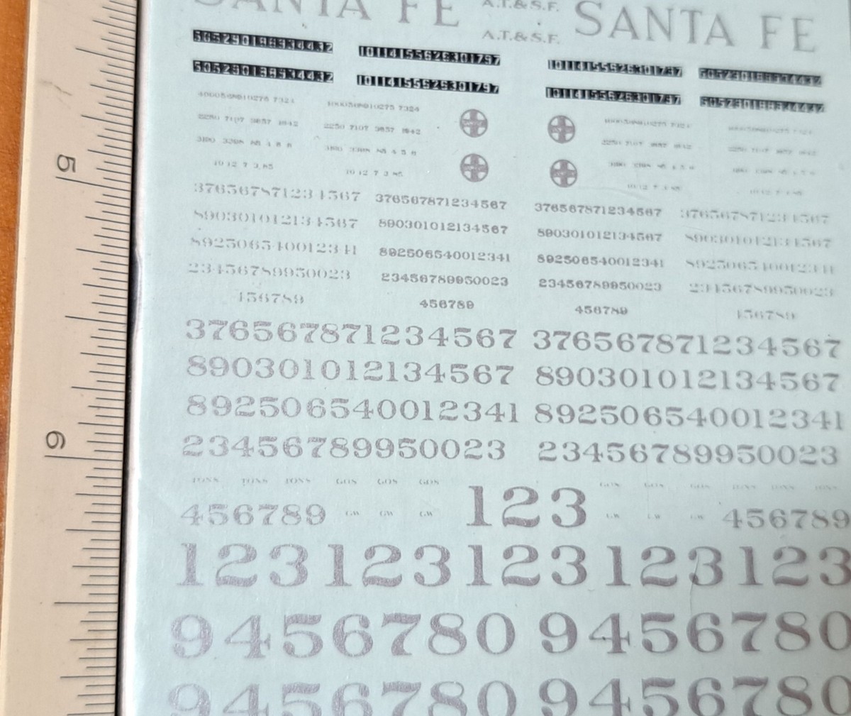 Micro Scale Decals HO & N Train RN-64 * 3