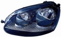Projektor Volkswagen Golf V Von 2003 - Jetta Von 2005 Recht Parabel Schwarz H7+H