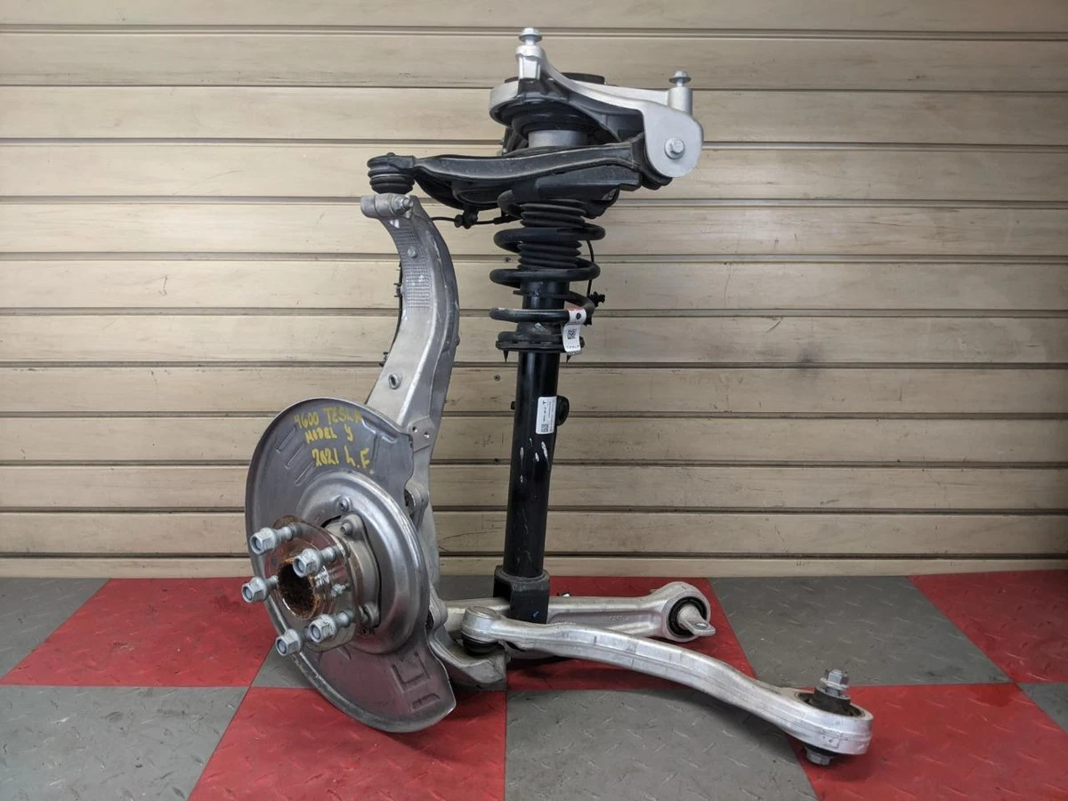 2020 2022 TESLA MODEL Y RWD OEM LH FRONT SUSPENSION ASSEMBLY W O