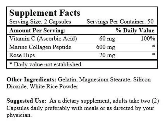 3 bottles Nu-Health Marine Collagen Peptide (100 x 3 =300 capsules) - Image 3 of 3