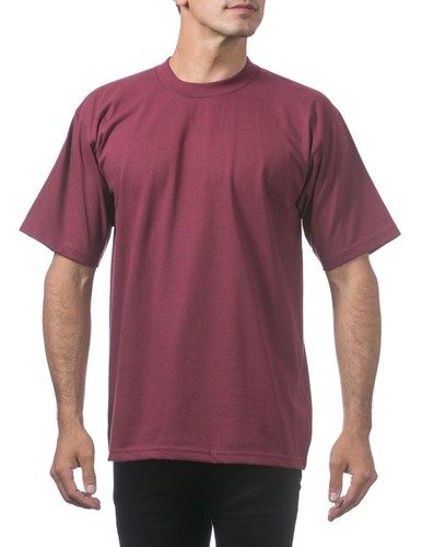 5 Pack Pro Club Men's Heavyweight Short Sleeve Tee T-Shirt - Picture 26 of 41