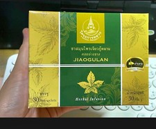 Jiaogulan Tea Herbal Infusion Gynostemma Pentaphyllum The Royal Project 30 Bags