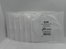 6 pack of GHS 26ga plain guitar strings .026" for acoustic or electric guitar