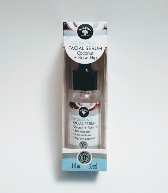 New! BOLERO Hydrating Facial Serum Coconut + Rose Hip Fruit Enzymes 1