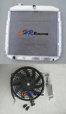 Aluminum Radiator+FAN For 1953-1956 FORD PICKUP F350 F250 F100 Ford Engine AT