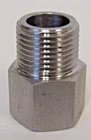 NEW 304 STAINLESS STEEL ADAPTER 1/4" NPT FEMALE X 1/4" BSPP MALE NEW