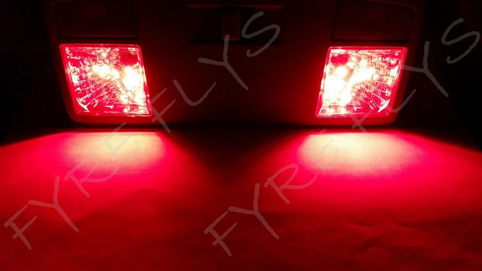 7x Red LED lights interior package kit for 2011-2015 Chevy Cruze CC2R - Изображение 3 из 4