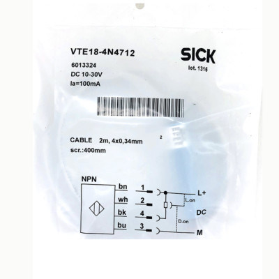 SICK VTE18-4N4712 Photoelectric Sensor New One Free Shipping VTE184N4712