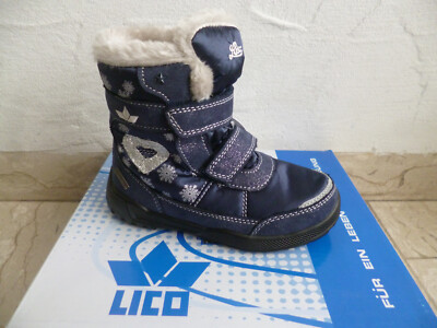 Lico Boots Ankle Boots Winter Boots Blue TEX 320317