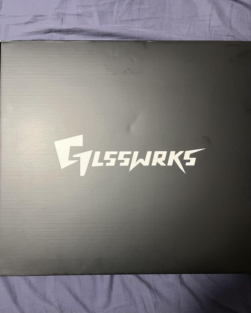 マウス・トラックボール GLSSWRKS Kazemi GLSSWRKS Kazemi Mousepad Premium Glass Blue 490x420mm