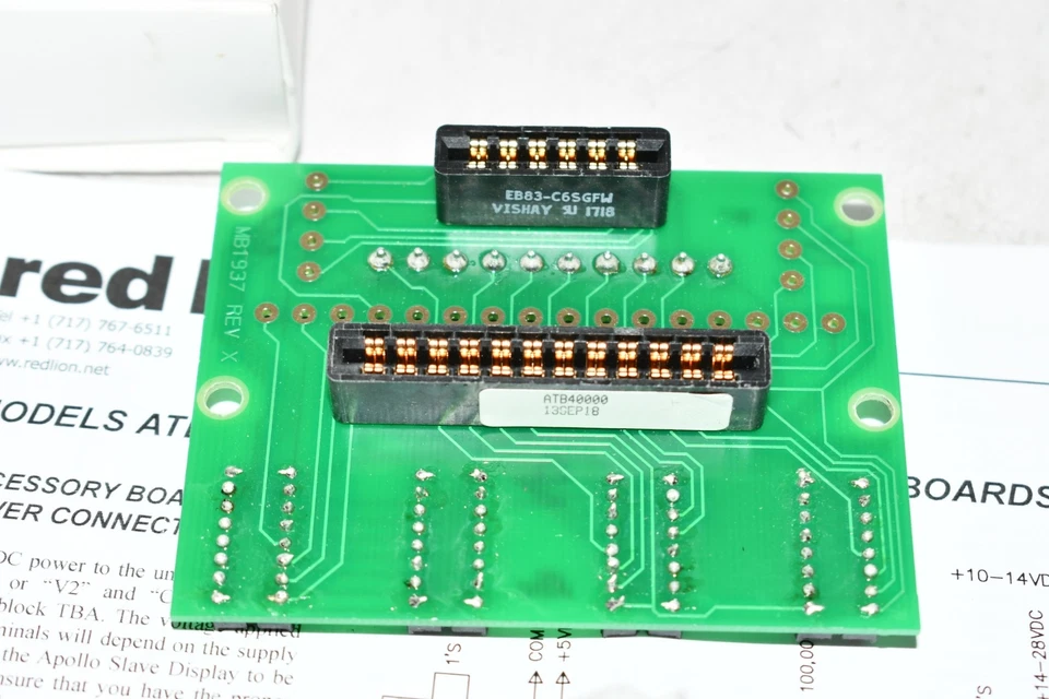NEW Red Lion Controls ATB40000 ACC BOARD, W/O T BLK FOR 24 BCD INPUTS - Image 2 of 4