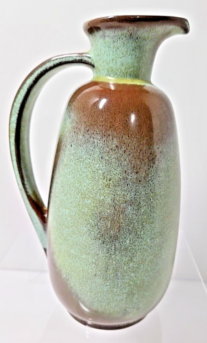 Vintage Frankoma 835 Art Pottery Pitcher Jug Vase Prairie Green 8 inch - Picture 1 of 6