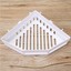 1pc corner shelf convenient triangle bathroom shelf storage rack for bathroom