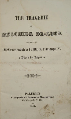 De Luca Melchior + Verschiedene moralische Erzählungen + Heilige Gedichte