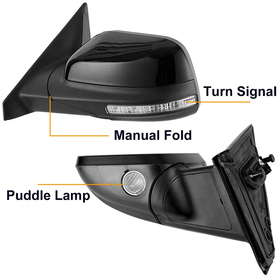 Signal Light Power Glass Driver Side Heated Mirror For Ford Explorer 2016-2019 - Image 4 of 4