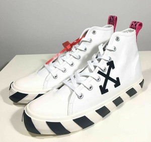 off white arrows patch high top sneakers