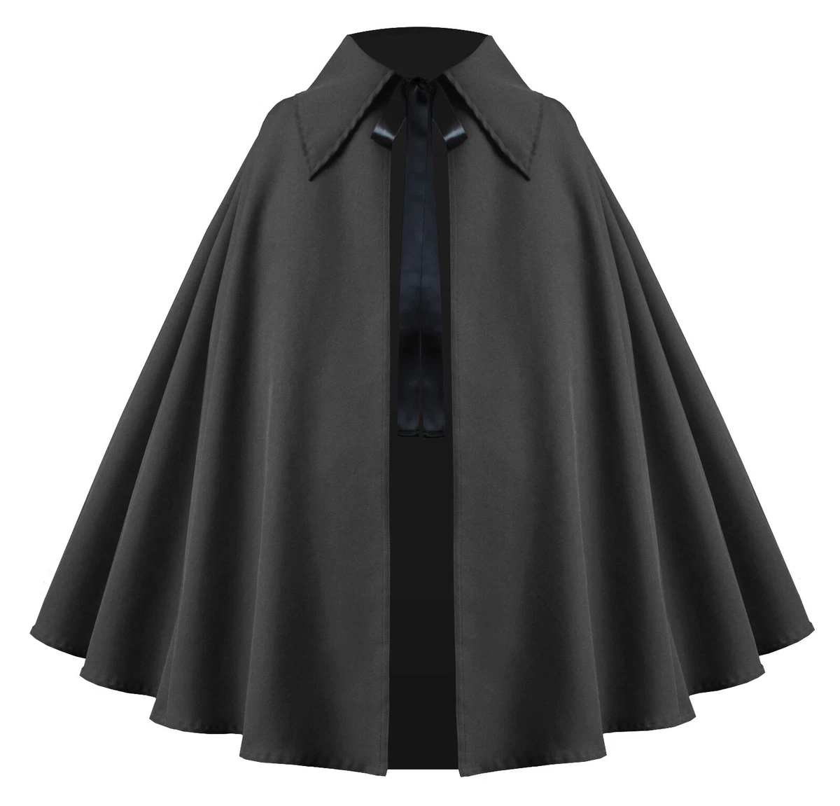 灰色服装斗篷| eBay