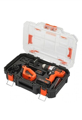  NEW  BLACK+DECKER MATRIX 20V MAX* Cordless 4-Tool Combo Kit with Storage 