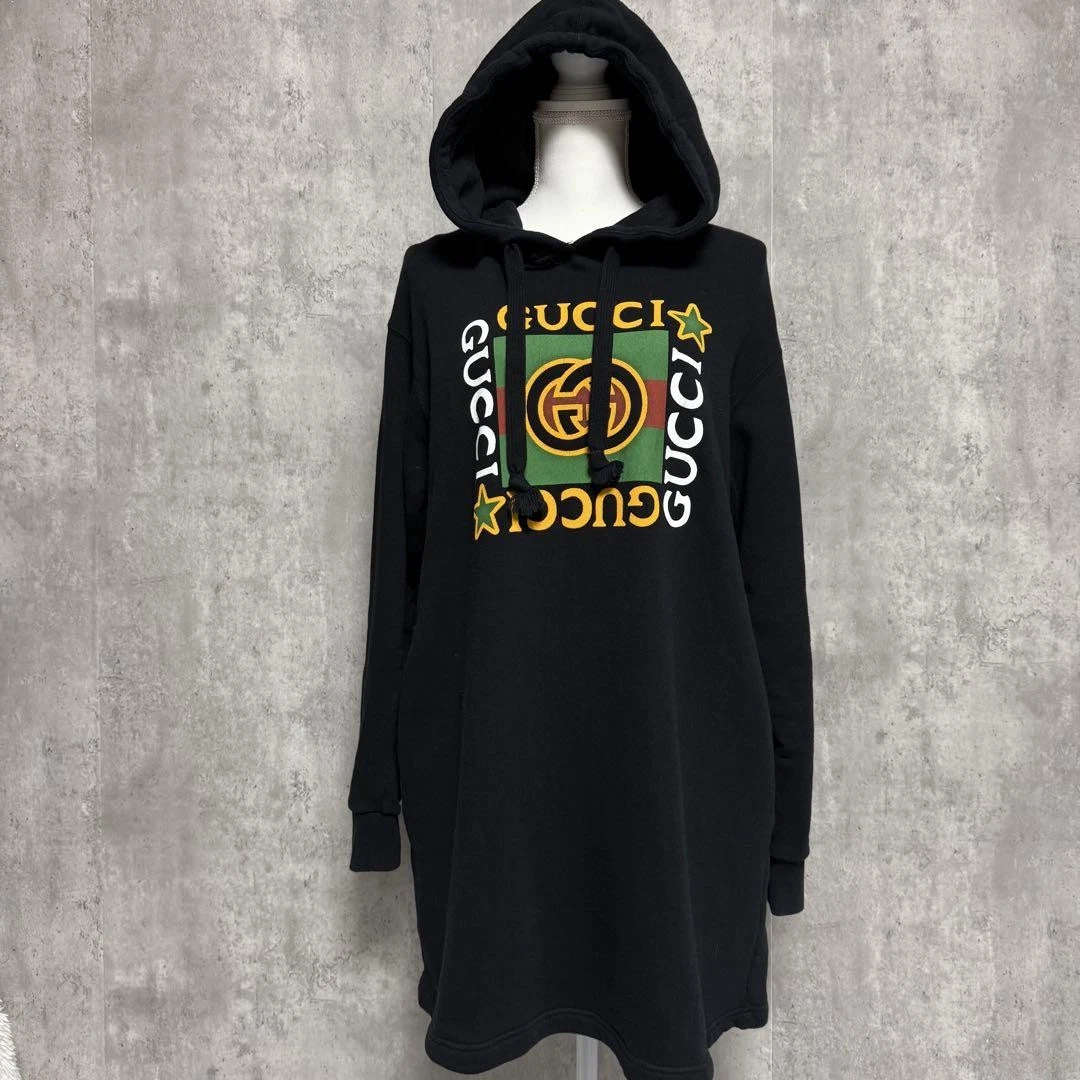Robe à capuche logo Gucci m6_0404