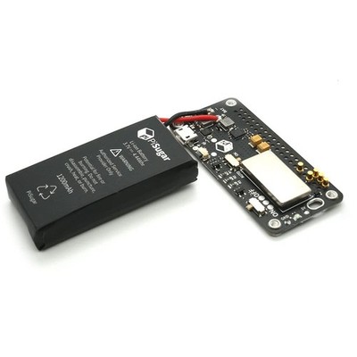 Pisugar S UPS Battery, 1200 mAh, Pwnagotchi, Raspberry Pi Zero W, WH, Power