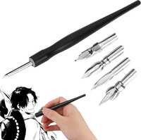 Federhalter Und Halter Set, Federhalter Mit Zeichenfeder FüR Comics