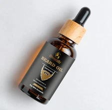 Beard Growth Oil Serum Grooms Beard Mustache boosts hair growth Beard Oil 1 oz