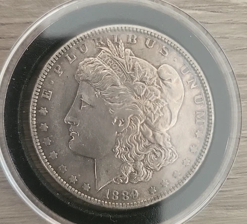 1889 No Mint Silver Morgan Dollar 90% Silver good coin good date