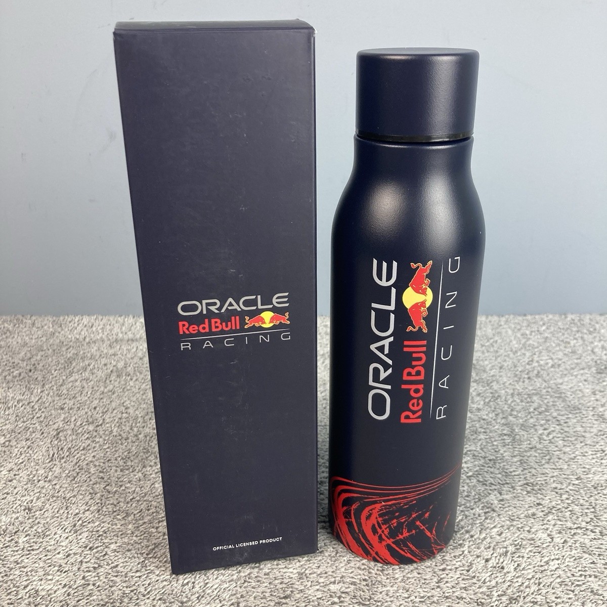 Red Bull Racing Formula 1 F1 Premium Water Bottle Castore - Navy 