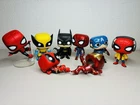 Loose Funko Pop Marvel DC Super Hero Lot Batman Spiderman Iron Man Wolverine