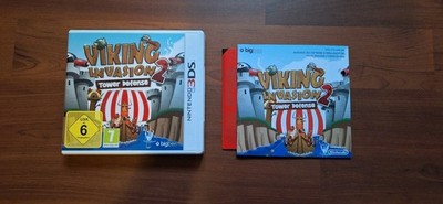 Viking Invasion 2 - Nintendo 3DS OVP Cib Sehr Gut Original Deutsch Geprüft 