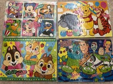 Disney 4 Puzzle Set, 40 Teile, ca. 11x8,3, neu, Sammlerstück NNE