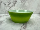 Vintage Anchor Hocking Fire King Two-Tone Green Ombre Bowl 5"