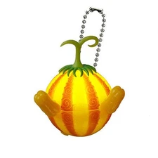 One Piece Devil Fruit Light Mascot Keychain Set Luffy Smoker Hancock Chopper