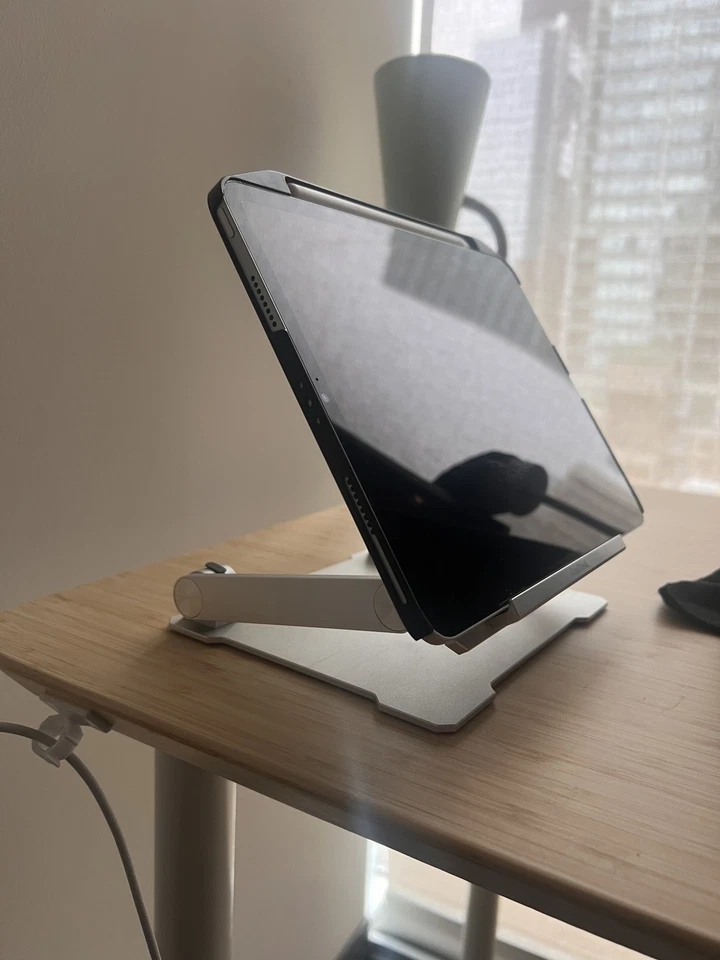 Premium Metal Tablet/ipad Stand/Cooling Pad For Mobile Gaming US Ship - Image 3 of 4