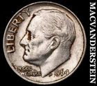 1964 Roosevelt Dime- Silver- Scarce Better Date No Reserve #J6498
