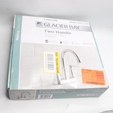 Glacier Bay Melina 2-Handle High-Arc Bathroom Faucet Chrome 4" Centerset