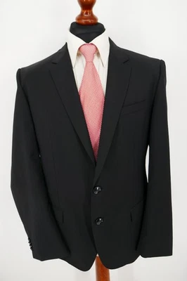 Hugo Boss Slim Fit Sakko Gr.26 (= 52 C) Schurwolle Schwarz Red Label Top Zustand - Bild 1 von 4