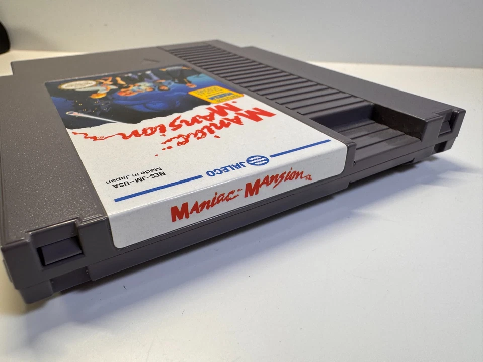 Maniac Mansion (Nintendo NES, 1990) Authentic. GREAT LABELS Tested Saves - Image 4 of 4