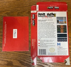 Home Alone 2: Lost In New York NES Nintendo - Box & Manual ONLY No game