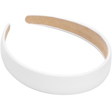 1 Inch PU Leather Headband, Wide Padded Hairband Fashion Hair Bands  Cute