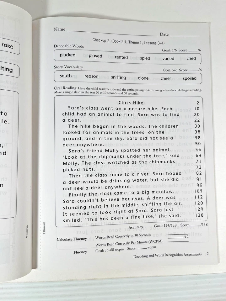 Harcourt Trophy Assessment and Decoding Bundle Grades 1 - 6 2005 0153403411 Foto 4 de 4