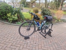 M2S Indoor Bike Trainer Stand Foldable Magnetic 8 Level Resistance Wire Control