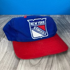 Vintage New York Rangers Snapback Hat Cap Rare NHL Hockey 80s 90s Logo7 EUC