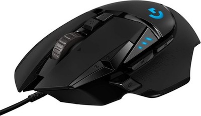Logitech G502 Hero High Performance Wired Gaming Mouse, Hero 25K Sensor, 25,600