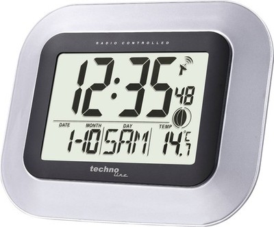 Technoline Uhr Wecker WS 8005 Digital Funk 22,6 x 18 x 3 cm Batterie 2 x AA