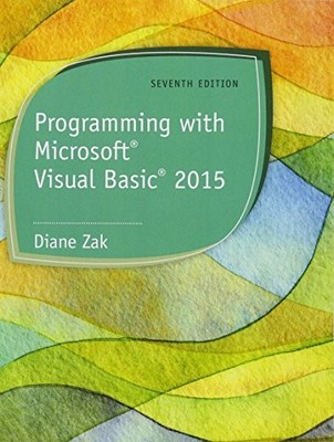 Programming with Microsoft Visual Basic ..., Zak, Diane